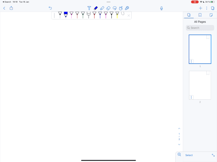 notability presentation mode