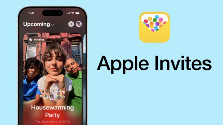 iPhone showing an invitation in Apple Invites.